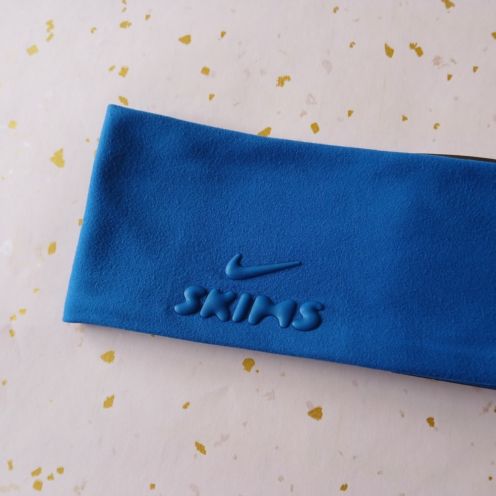 NWT NikeSKIMS Accessories Dri-fit Headband Cobalt Blue